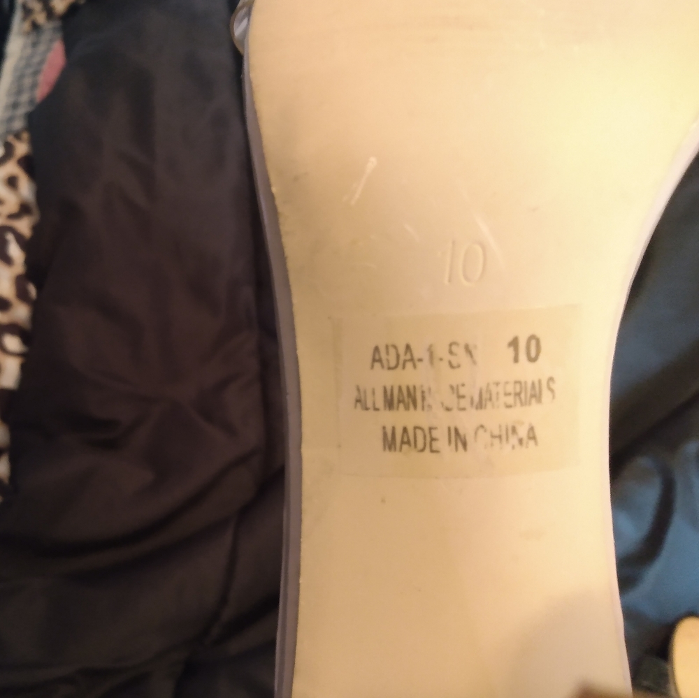 Size 10 clear chunky heel sandals - Picture 4 of 4